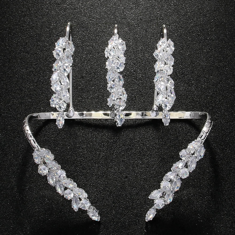 Aliexpress pulsera de zircon de hoja caliente personalidad exagerada ajustable accesorios de pulsera de apertura Bracelet mujer