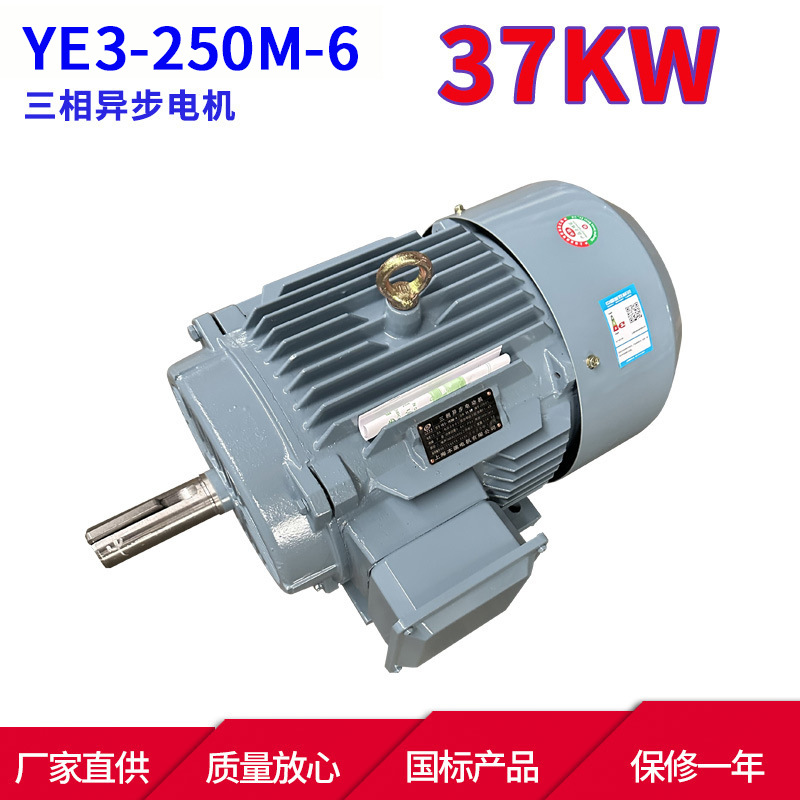 YE3系列三相异步电动机YE3-250M-6 37KW 6极三相异步电机马达 本