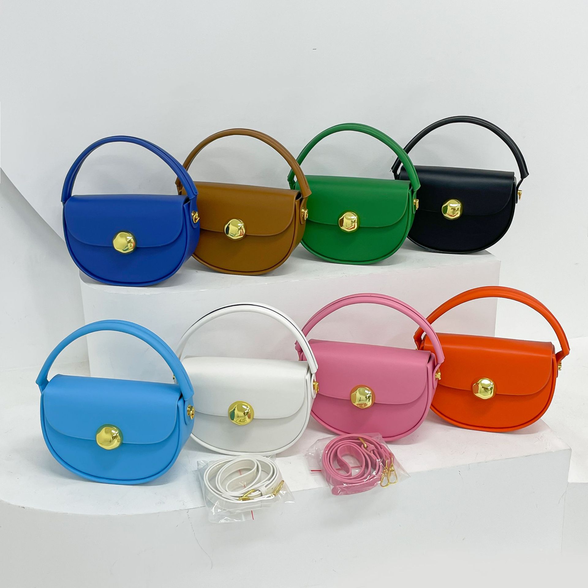 Bags for Women 2023 New Bags Solid Color...