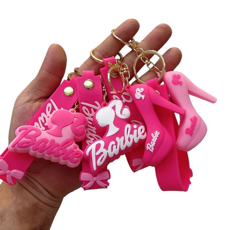 Cross-Border Anime Cartoon Barbie Princess Barbie Doll Series Pvc Soft Rubber Keychain Car Pendant Cross-Border Anime Cartoon Barbie Princess Barbie Doll Series Pvc Soft Rubber Keychain Car Pendant
