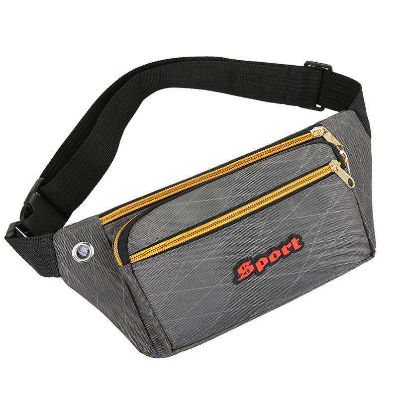 Cambio de suministro directo de fábrica BOLSA DE TELÉFONO MÓVIL bolsa de cintura para hombres y mujeres nueva bolsa de cintura ajustada bolsa de cintura de tela de tres tirones