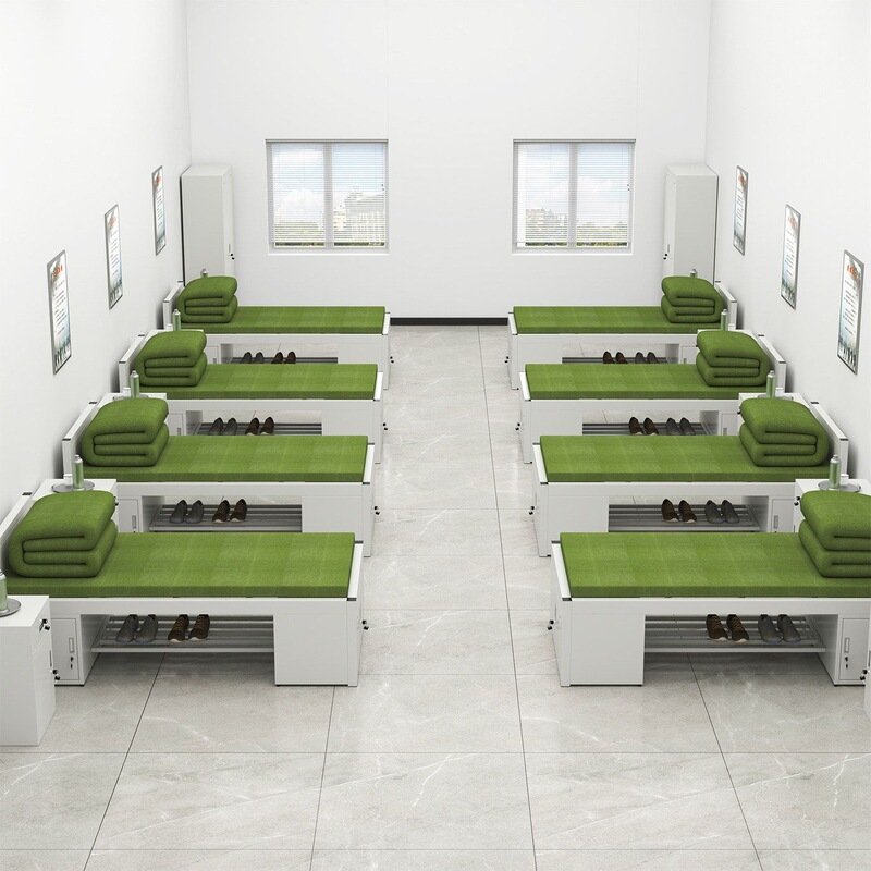 Officer's bed, standard military bedding, thickened military class/branch dormitory bed, team bed, camp equipment bed, dormitory combination bed