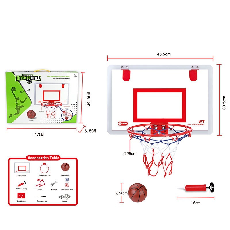 Dispositivo de puntuación para niños transfronterizos tablero de baloncesto montado en la pared Marco de baloncesto de interior sin perforaciones soporte de baloncesto juguetes deportivos