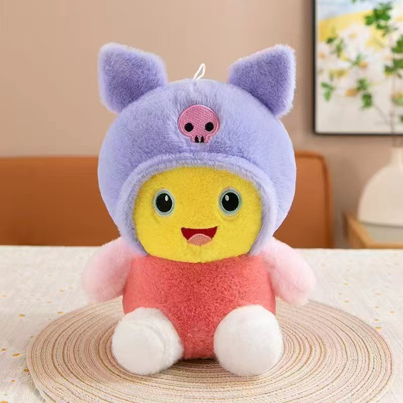 Peluche de 25 cm para máquina de agarre, muñeco suave ideal para regalos o eventos.