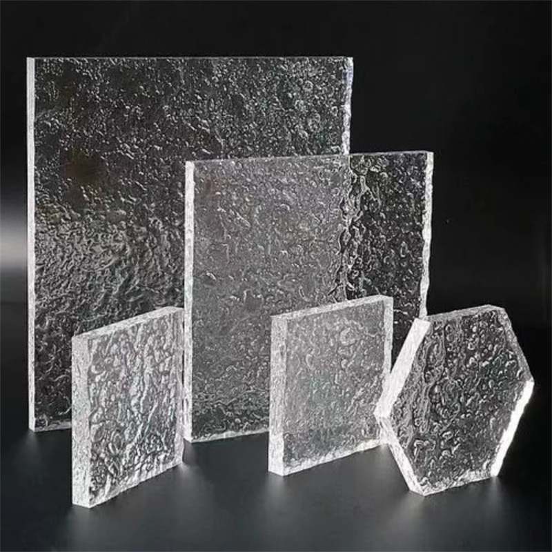 高透明亚克力水波纹石头板水纹板条纹板幻彩板炫彩波浪板有机玻璃