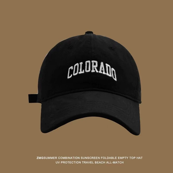 Black baseball cap
