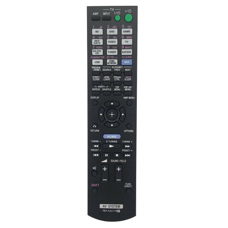 RM-AAU170 is a remote control suitable for Sony soundbar home theater systems RM-AAU170 is a remote control suitable for Sony soundbar home theater systems