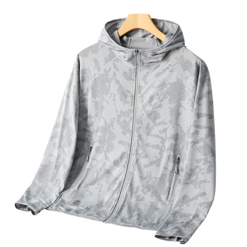 Sun protection clothing for men, ultra-thin and breathable outdoor fishing sun protection clothing for women, thin ice silk sun protection shirt, summer couple coat