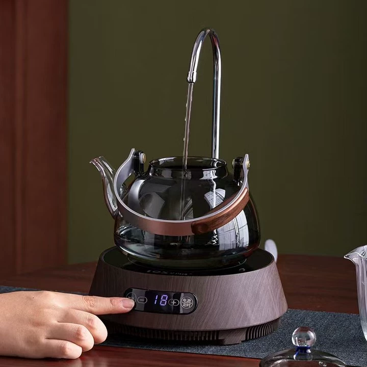 Бытовая ретро-чайная электрическая глиняная печь для кипения воды, заваривание чая, приготовление на пару, электрическая керамическая плита