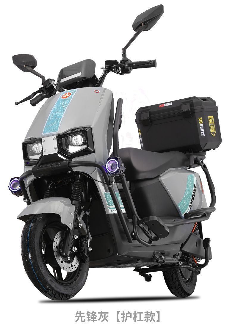 Long-Distance Running King Daniu 96V 3000W Dual Disc Brake Electric Scooter Battery Bike for Men and Women 72V Pedal Electric Motorcycle