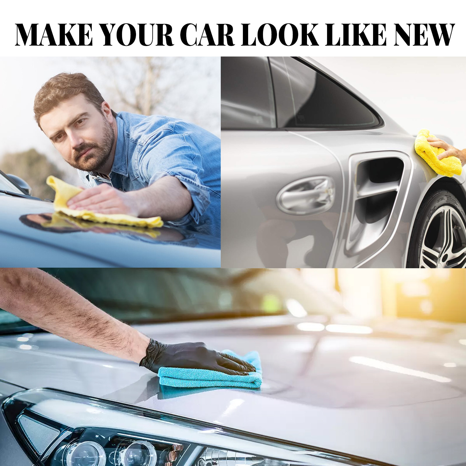 Rayhong Car Paint Care Scratch Repair Agent Removes Car Paint Scratches, Renovates, Protects Scratches, Decontaminates, Polishes and Polishes