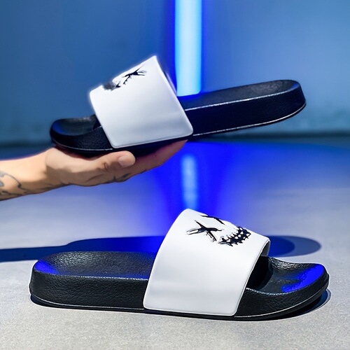 Casual Fashion Slides all Season Round Toe Slippers with
