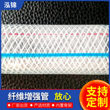 厂家批发PVC纤维增强软管高压蛇皮水管家用透明塑料农用防冻