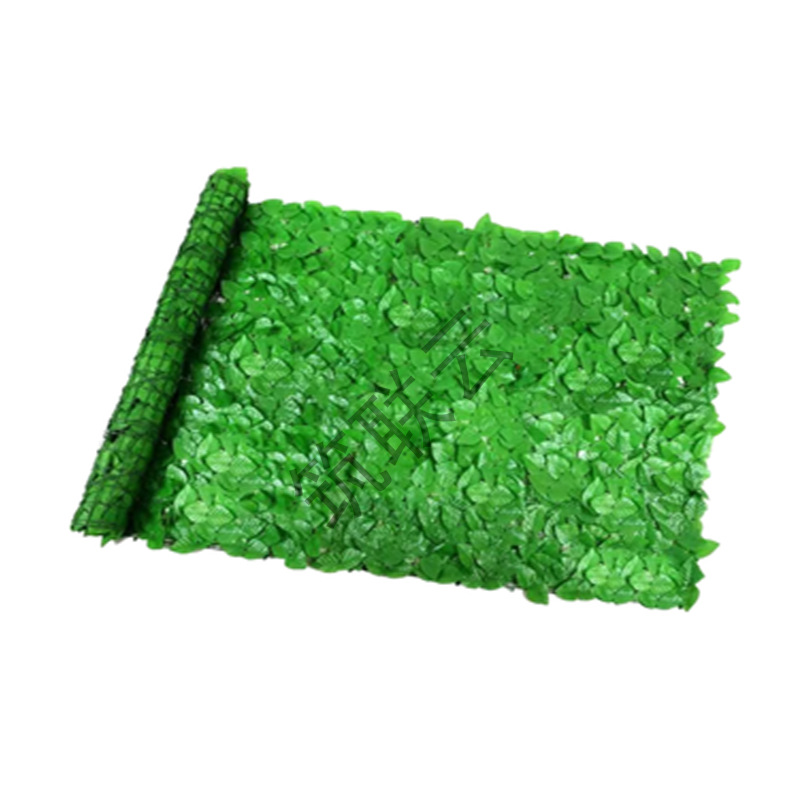 Simulated green leaf netting, sun-resistant and durable, for courtyard fencing, covering exterior walls of construction sites, beautification and protective netting