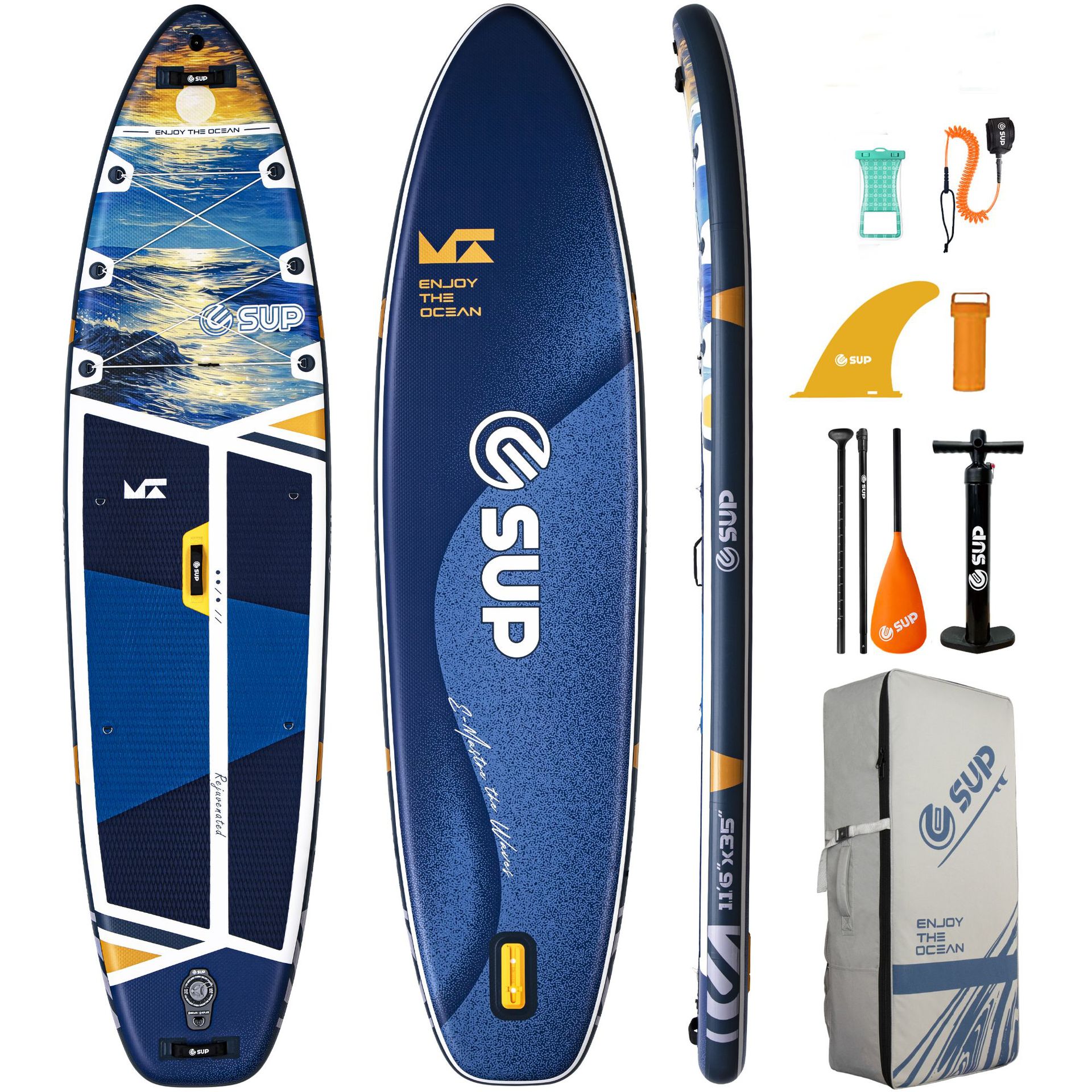 SUP-доска ESUP надувная синяя