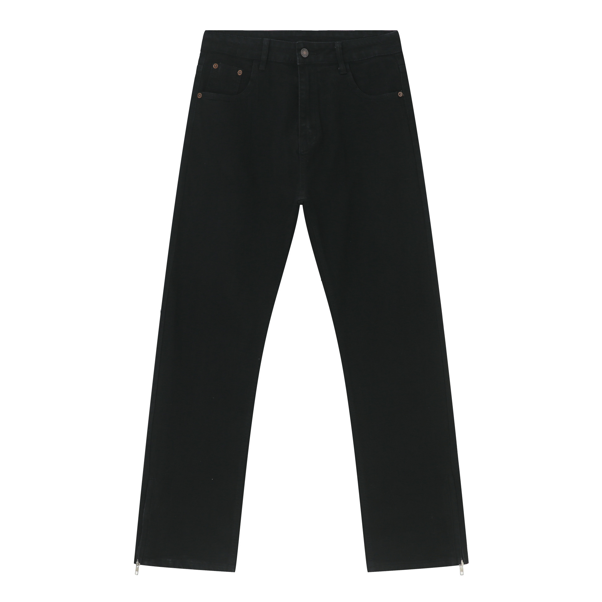 Men's Clothing Black Stretch Slim Fit Jeans For Men Loose Fit Versatile Basic Style Slimming Long Pants American High Street Denim_mkmklike.com