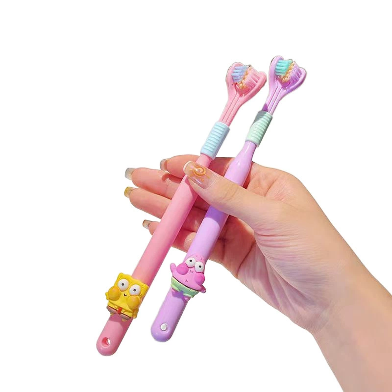 Детская мягкая зубная щетка, 2–14 лет, 3D