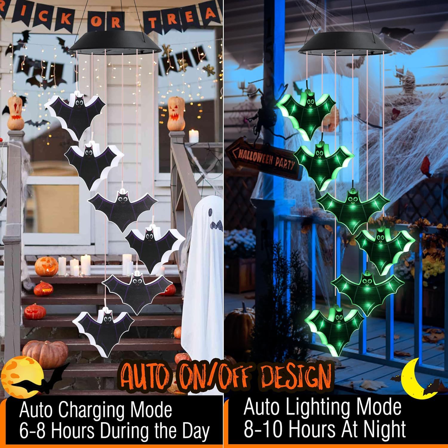 Transfronterizo de viento solar carillón lámpara LED Pájaro Rojo lámpara colgante lámpara de mariposa Lámpara decorativa al aire libre ambiente de vacaciones lámpara de paisaje