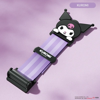 Sanrio Kuromi Car Seat Belt Limiter, Kids Safety Belt Adjustment Fixer, Anti-Stranglehold Extender (Other Automotive Safety Supplies) - kuromi-safe-and-adjustable-length