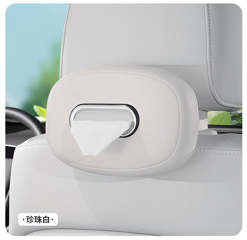 New Creative Car Tissue Box Hanging Silicone Tissue Box In-Car Central Control Armrest Box Seat Tissue Storage Box
