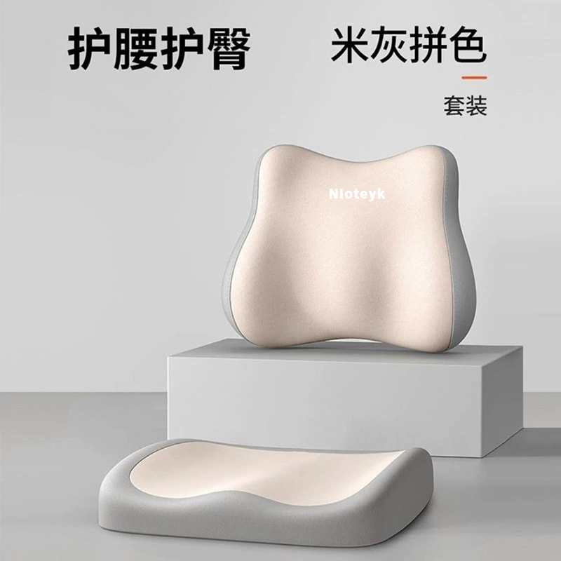 Cojín de asiento de espuma viscoelástica para venta al por mayor transfronteriza, cojín para silla para sentarse por largos períodos, soporte lumbar, almohadilla para asiento para conductores, cojín elevador de altura, dropshipping para uso en coche.