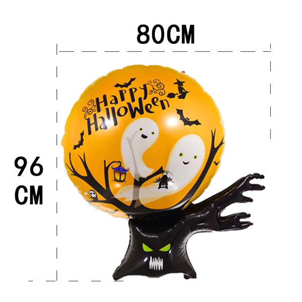 Halloween ghost tree aluminum film balloon set honeycomb ball spiral…