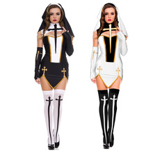 7259# 修女服  万圣节修女角色扮演服装  Nun Costume