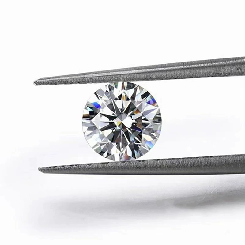 Искусственный бриллиант Aocai Baoshi, круглая огранка, маленький кубический цирконий, белый ювелирный камень, огранка VVS.