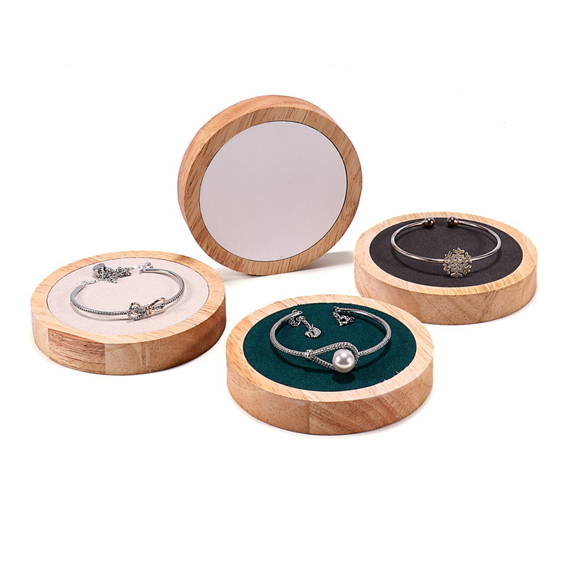 Jewelry display stand, round necklace holder, accessory display, jewelry shooting prop, bracelet and ring display tray, storage rack