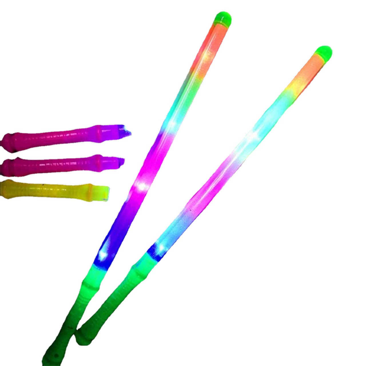 Colorful electronic rainbow big light stick