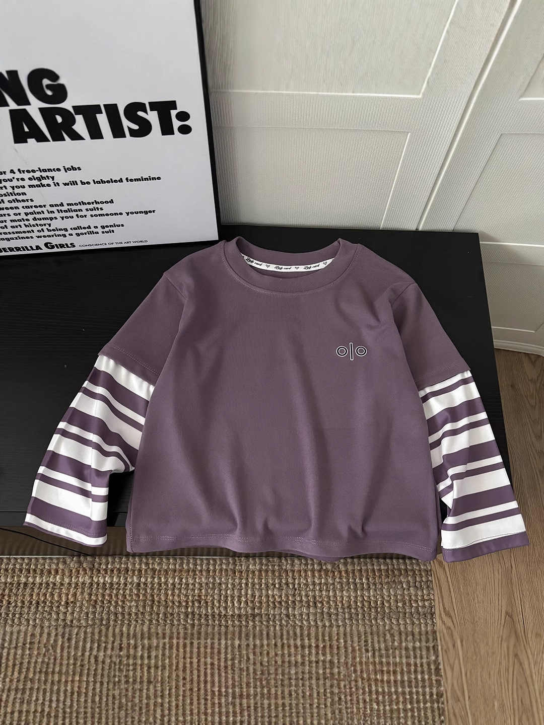 Camiseta de manga larga para niños, dos piezas de camisa de algodón, delgada primavera y otoño, ropa de moda para niños y niñas, versión coreana