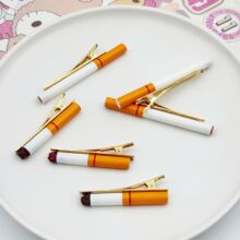 趣味创意香烟发夹搞怪个性仿真烟头鸭嘴夹网红摆摊一元发饰头饰