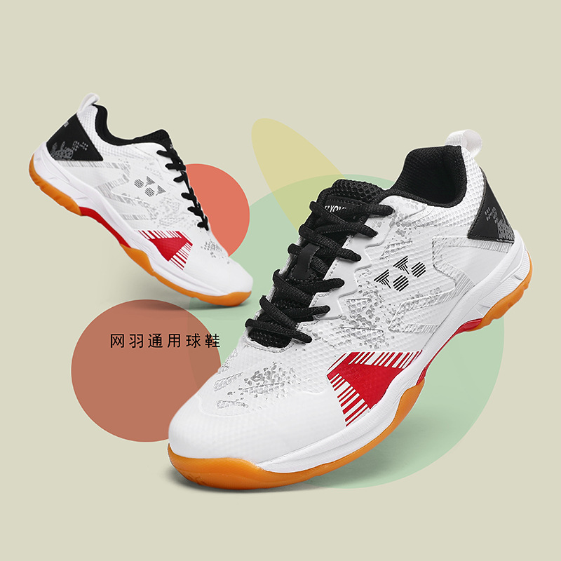 Nuevos zapatos de bádminton profesionales de comercio exterior zapatos deportivos transpirables de tendón de toro zapatos de tenis de hombre ligeros para correr al aire libre