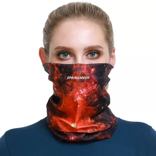 Outdoor Hiking Sunshade Mask, Starry Sky Magic Multifunctional Seamless Headscarf, Versatile Hat, Sweat-Wiping Wristband, Sun Protection Face Towel