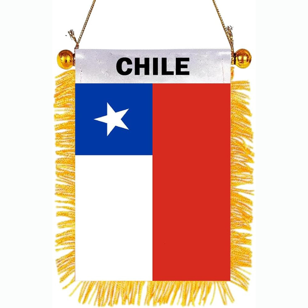 Ventana con flecos, ventosa, pequeña bandera colgante, mini bandera, espejo retrovisor de coche, decoración de la bandera nacional, color nacional, pequeño banderín