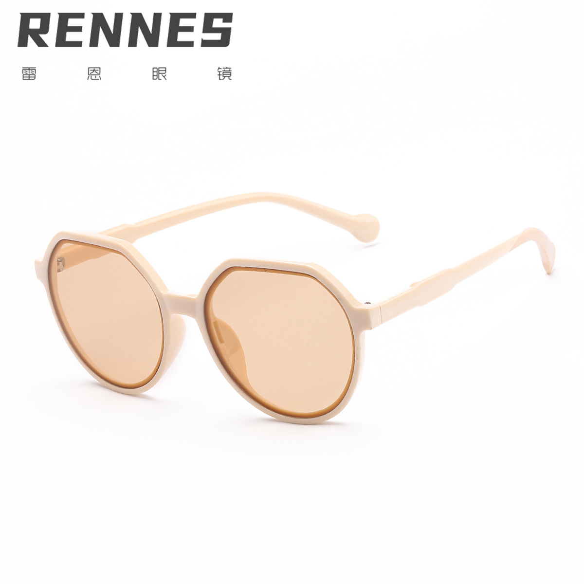 2021 nuevo polígono gafas de sol color caramelo retro Internet celebridad mismas gafas de sol ins Street shot gafas de sol 98052