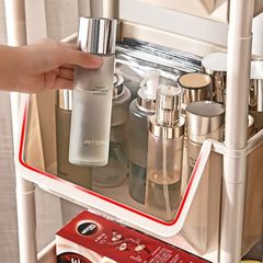 Bookshelf Floor Standing Simple Home Use Children With Wheels Multi-layer Storage Cabinet Narrow Slot Small Bookshelf Wall-mounted Storage Shelf