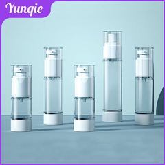 Transparent Vacuum Bottle Travel Portable Cosmetics Dispensing Bottle Perfume Lotion Bottle Press Bottle Portable Small Spray Bottle