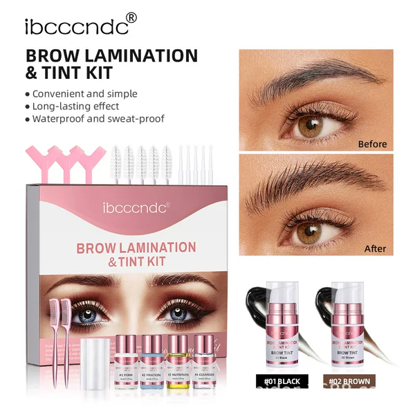 Ibcccndc Brow Lamination Wild Eyebrow Styling Export Keratin Perm and Dye Eyebrow Set