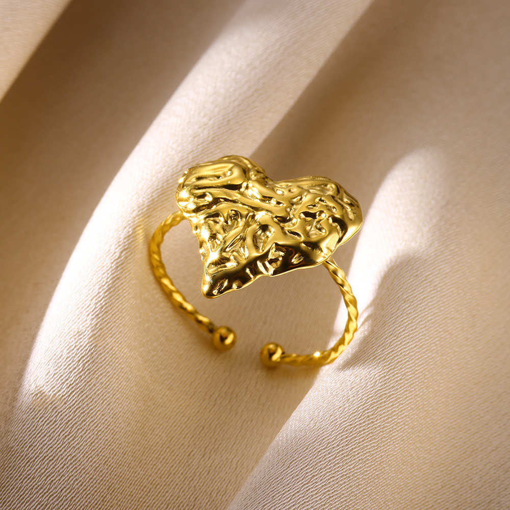 3g Weight 0.03µm-0.05µm Gold Plating Thickness PVD Coated Gold Plating Process Real Gold Plated Plating Material Open Rings Classification 1 Piece Quantity Holiday, Daily Occasion 304 Stainless Steel Material Flower Pattern All Seasons Season Women's Gender Vacation, Simple Style Style Waterproof Non Tarnish, Plating Craft PVD Coated Real Gold Plated Flower 304 Stainless Steel Vacation Simple Style Waterproof Non Tarnish Open Rings 8