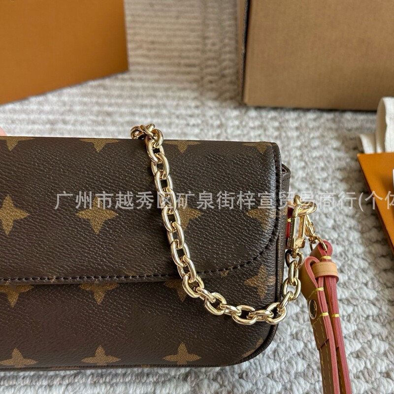 クラシックな老眼バゲットバッグ、女性のフォーチュンバケット、トレンディで多用途なクロスボディショルダーバッグ、ハイエンド、ライトラグジュアリー、ニッチロバ|undefined