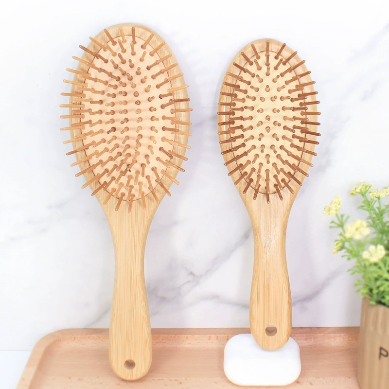 Бамбуковая массажная расческа эластичная воздушная подушка Расческа пушистый череп массаж головы для расслабления головы