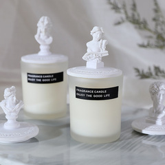Sculpture Aroma Candle Essential Oil Soy Wax Fragrance Scented Aroma Cup Diffuser Gift Set Wholesale