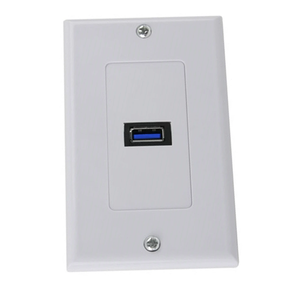USB3.0 одноглазая панельная настенная вставка, USB-панельная розетка