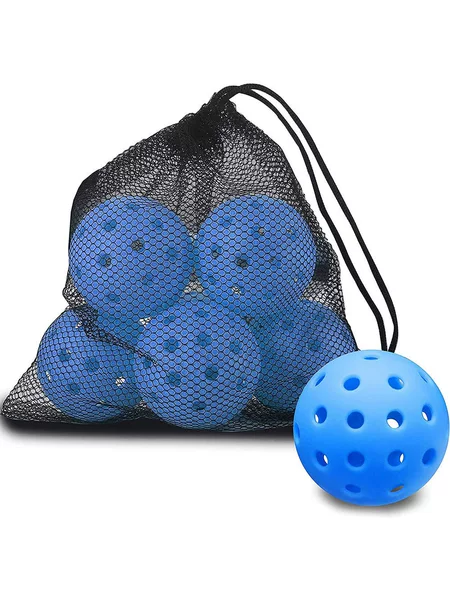 Factory wholesale PE elastic injection ball indoor ball 40 hole outdoor ball multi-color pickle ball