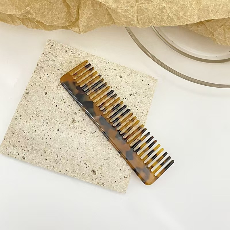 Peine de bolsa de aire de acetato popular europeo, peine de masaje de cabeza esponjoso para niñas, peine de colchón de aire de peluquería portátil para el hogar