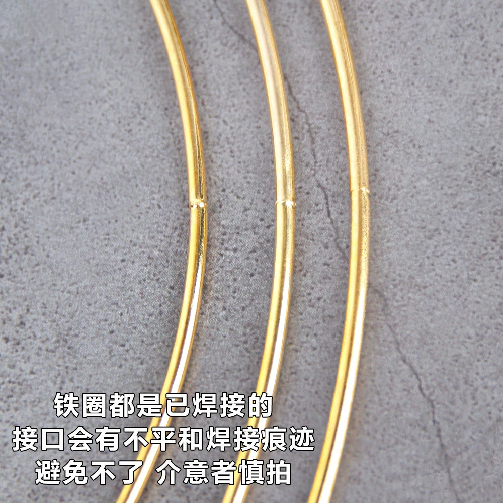 Golden ring handmade, accessory, accessories, DIY, (Physicals)