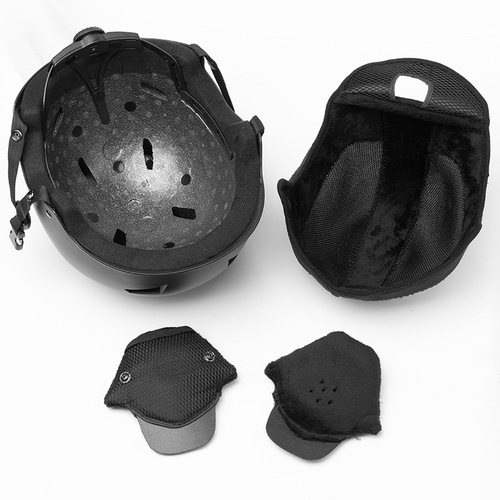 New Ski Helmet Windproof Ear Protection Warm Adult Unisex Single/Snowboard Bike Helmet Winter Snow Helmet