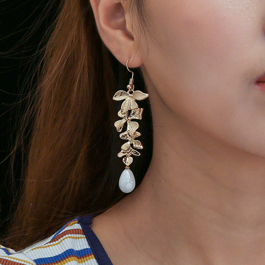 Baroque European and American Bridal Leaf Headband Golden Leaf Headdress Metal Leaf Armband Iron Bracelet Jewelry for Women