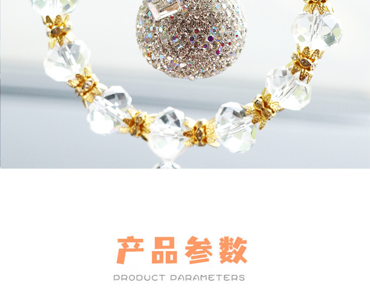 2026 New Model Diamond-Encrusted Gourd Car Hanging Ornament, High-End Light Luxury, Safe Journey Car Rearview Mirror Pendant for Women